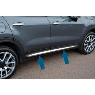 Moulures de porte chromées (4 pcs) Fiat 500X 2014-2024 photo 2