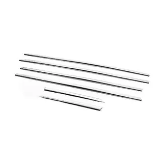 Baguettes de vitres inférieures chromées (inox) photo 4