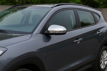 Hyundai Tucson TL 2016-2021 Couvre-Rétroviseurs (2 pcs, Acier Inoxydable) photo 1