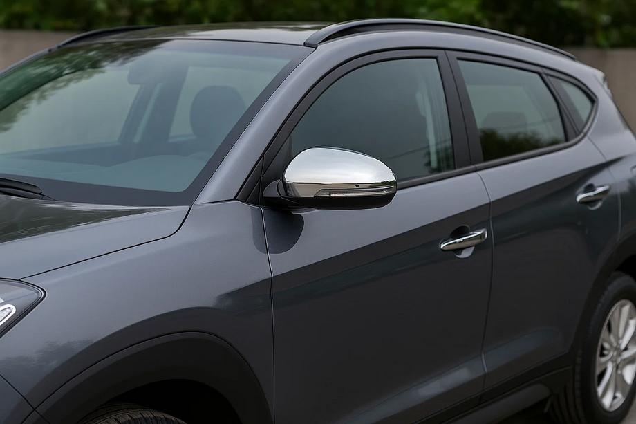 Hyundai Tucson TL 2016-2021 Couvre-Rétroviseurs (2 pcs, Acier Inoxydable) Image