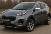 Kia Sportage 2015-2021 Coques de Rétroviseurs (2 pcs, Acier Inoxydable) photo 3