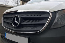 Mercedes Vito/V-class W447 2014- Encadrement de calandre (2 pcs, inox) photo 4