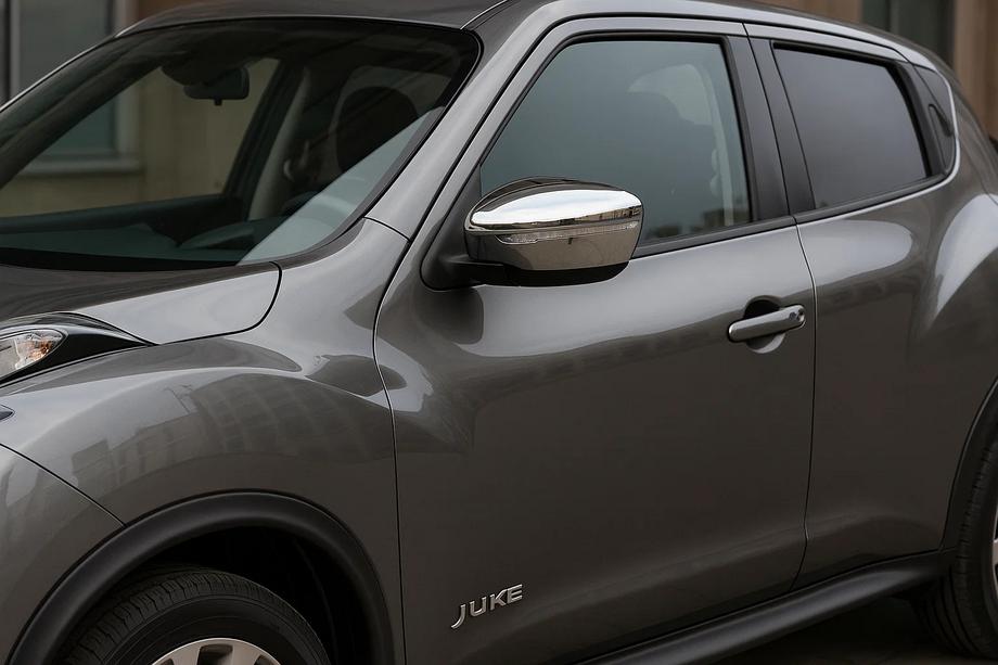 Nissan Juke 2010-2019 Coques de Rétroviseurs Chromées 2014-2019 (2 pcs, plastique) Image