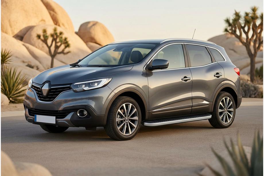 Renault Kadjar 2015-2022 Marchepieds Latéraux Tayga Grey (2 pcs, Aluminium) Image