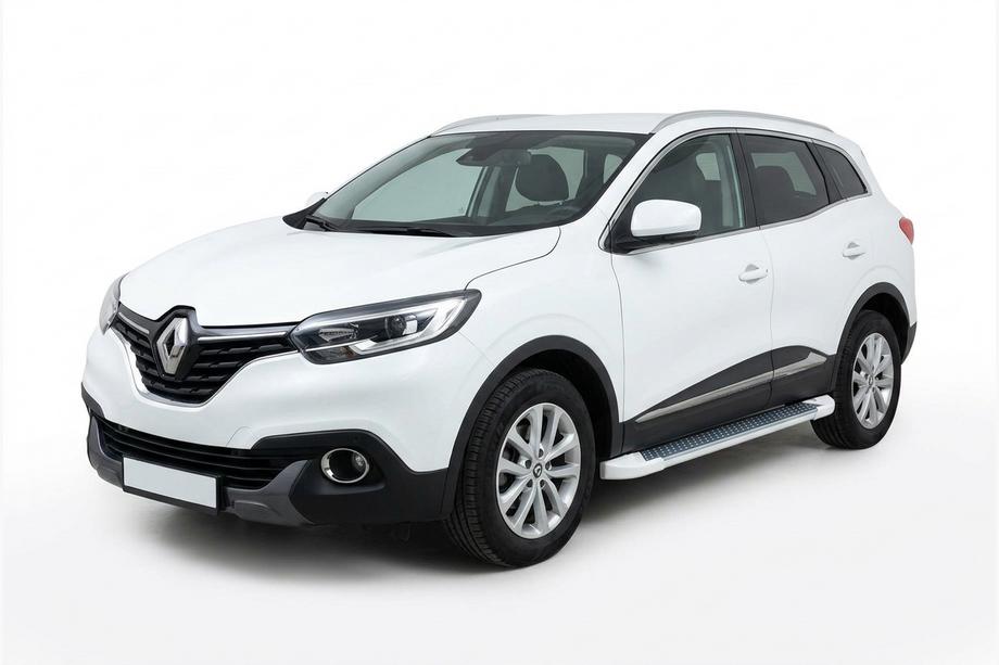 Renault Kadjar 2015-2022 Marchepieds Latéraux Allmond White (2 pcs, Aluminium) Image