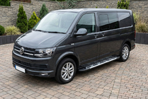 Volkswagen T6 2015-2024 Marchepieds Latéraux Sunrise (2 pcs, Aluminium) Empattement Court photo 1