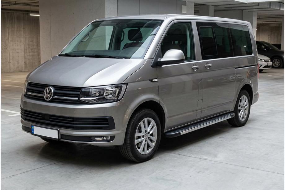 Volkswagen T6 2015-2024 Marchepieds Latéraux Duru (2 pcs, Aluminium) Image