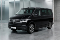 Volkswagen T6 2015-2024 Marchepieds Latéraux RedLine Black (2 pcs, Aluminium) Empattement Long photo 1