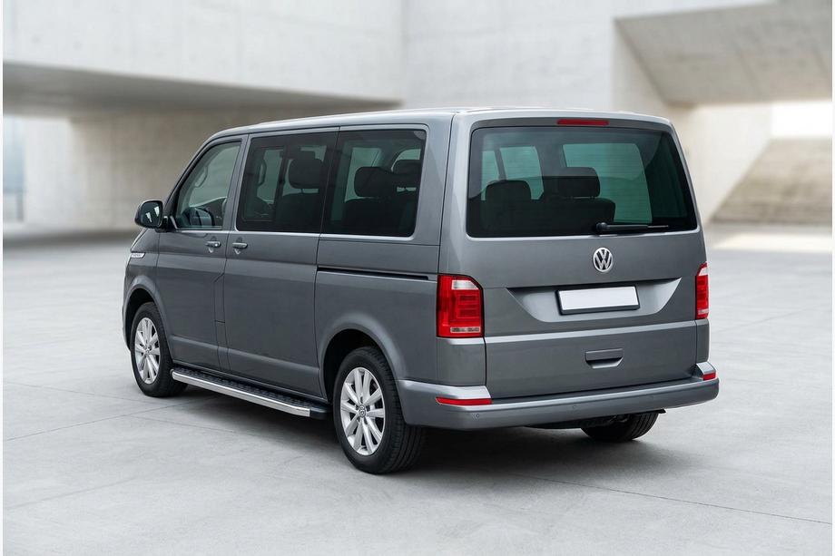 Volkswagen T6 2015-2024 Marchepieds Latéraux BlackLine (2 pcs, Aluminium) Image