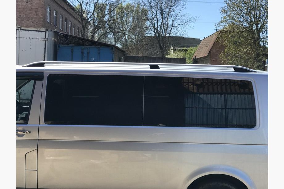 Volkswagen T6 2015-2024 Barres de toit CROWN (gris mat) Photo 11
