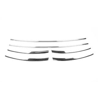 Couvre-grille de pare-chocs 2015-2019 (6 pcs, inox) Volkswagen T6 2015-2024 photo 2