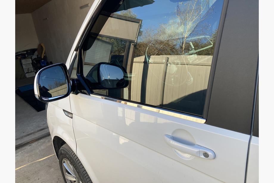 Volkswagen T6 2015-2024 Encadrement de Vitres (2 pcs, Acier Inoxydable) Image