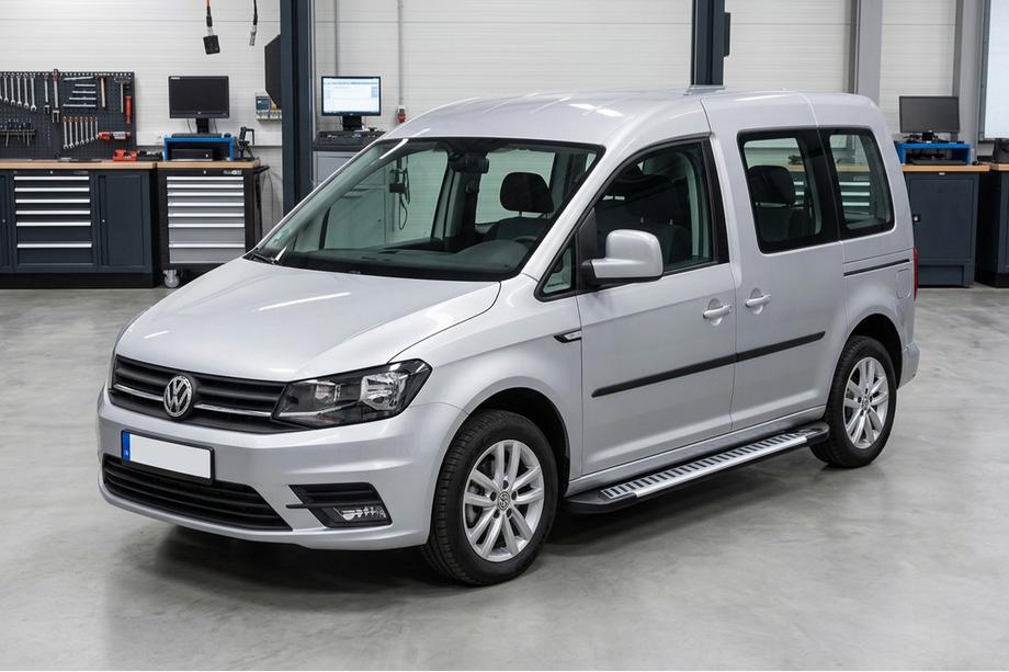 Volkswagen Caddy 2015-2020 Marchepieds Latéraux Line (2 pcs, Aluminium) Image