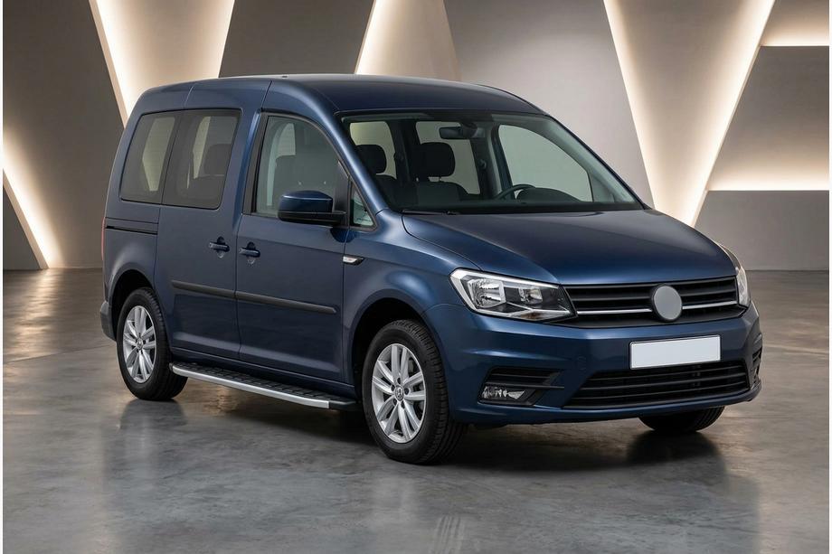 Volkswagen Caddy 2015-2020 Marchepieds Latéraux Fullmond (2 pcs, Aluminium) Empattement Maxi Photo 1