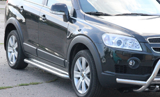 Chevrolet Captiva 2006-2019 Marchepieds Latéraux Premium (2 pcs, Inox) photo 2