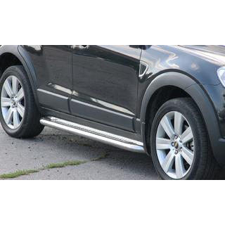 Marchepieds Latéraux Premium (2 pcs, Inox) Chevrolet Captiva 2006-2019 photo 1