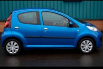 Citroen C-1 2005-2014 Couvre-poignées de porte en acier inoxydable 4 pièces, OmsaLine - Inox Italien photo 1