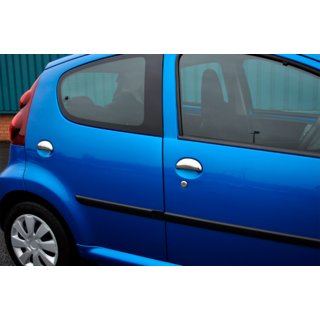 Couvre-poignées de porte en acier inoxydable Citroen C-1 2005-2014 photo 2
