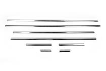 Citroen C-4 2004-2010 Encadrement de Vitres Inox Berline, OmsaLine - Acier Inoxydable Italien photo 2
