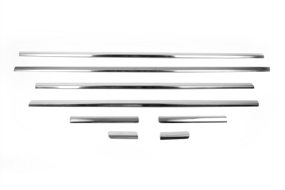 Citroen C-4 2004-2010 Encadrement de Vitres Inox Hatchback, OmsaLine - Acier Inoxydable Italien Photo 2