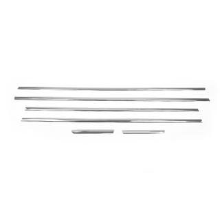 Moulures inférieures de vitre inox (6 pcs) Audi A4 B7 2004-2008 photo 2
