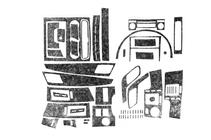 Mercedes Sprinter W906 2006–2018 Kit de garnitures de tableau de bord (Meric, 50 pièces) Carbone photo 5
