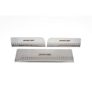 Seuils de porte intérieurs Carmos V1 (3 pcs, inox) photo 1