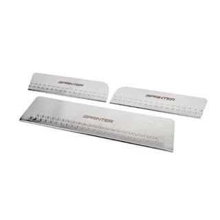 Seuils de porte intérieurs Carmos V1 (3 pcs, inox) photo 2
