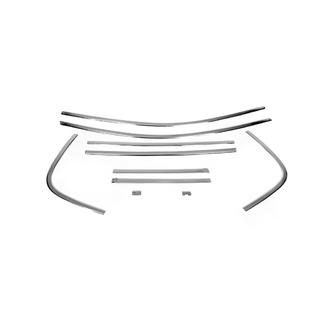 Encadrement supérieur de vitres inox (6 pcs) Renault Megane II 2004-2009 photo 2