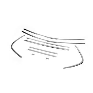 Encadrement supérieur de vitres inox (6 pcs) Renault Megane II 2004-2009 photo 3