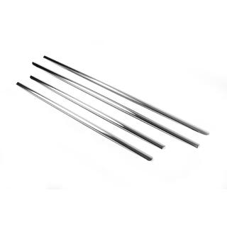 Baguettes inférieures de vitres inox (4 pcs) photo 4
