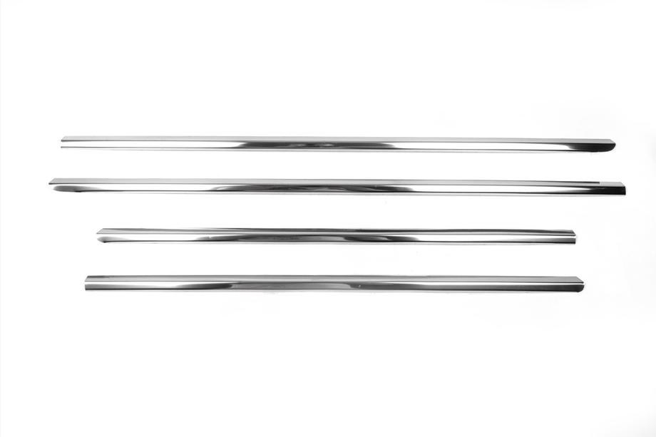 Mercedes E-class W210 1995-2002 Baguettes inférieures de vitres inox (4 pcs) Photo 2