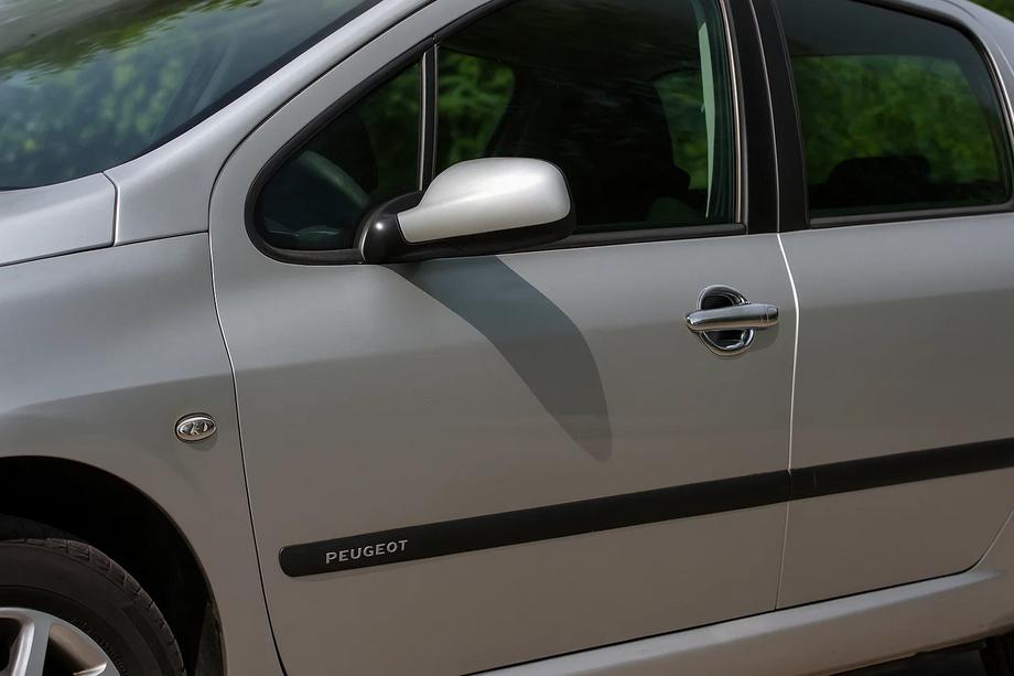 Peugeot 307 2001-2008 Caches de poignées chromés (4 pcs, plastique) Image