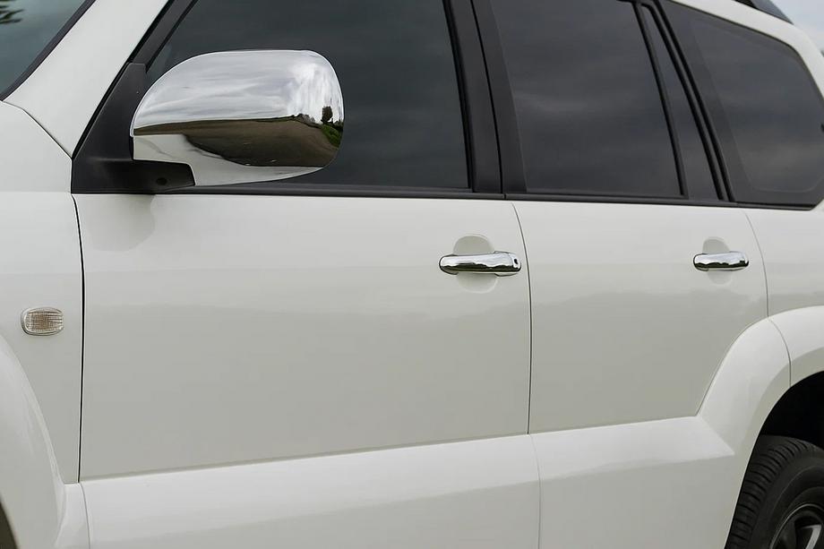 Toyota Land Cruiser Prado 120 2002-2009 Couvre-poignées Chromés (4 pcs, Acier Inoxydable) Image