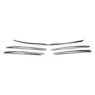 Couvre-bordures chromés pour calandre (5 pcs, inox) Mercedes ML W163 1997-2005 photo 3