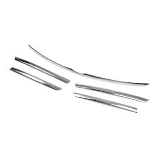 Couvre-bordures chromés pour calandre (5 pcs, inox) photo 4