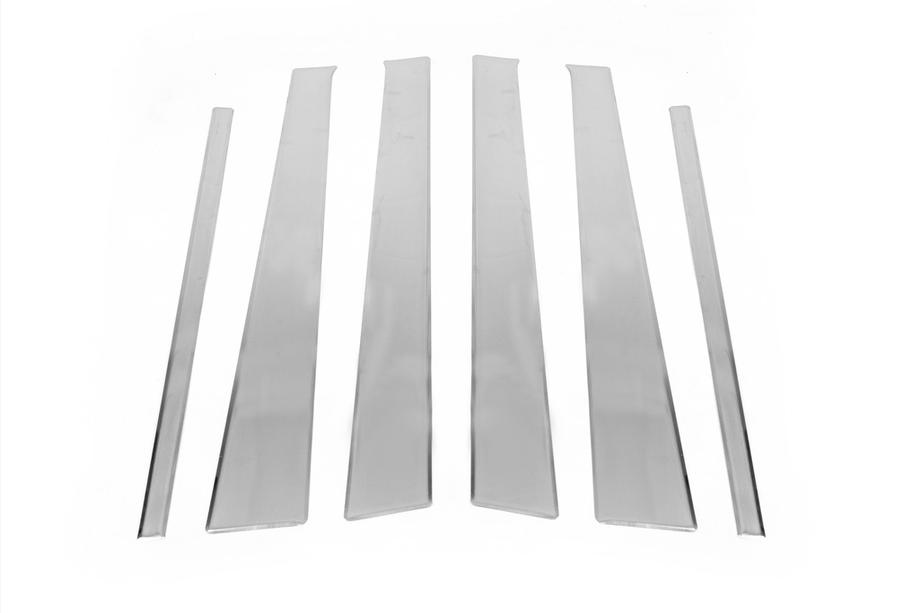 Mercedes ML W163 1997-2005 Enjoliveurs de Montants de Porte en Acier Inoxydable (6 pcs) Photo 2