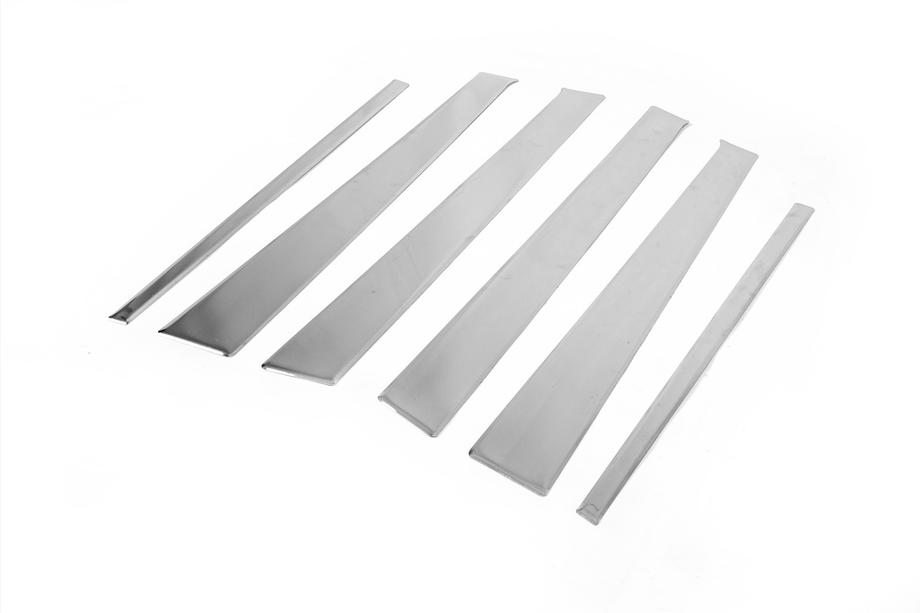 Mercedes ML W163 1997-2005 Enjoliveurs de Montants de Porte en Acier Inoxydable (6 pcs) Photo 3