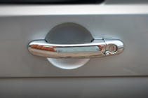 Volkswagen T6 2015-2024 Couvre-poignées de Porte en Acier Inoxydable 4 pièces. OmsaLine - Acier Inoxydable Italien photo 3
