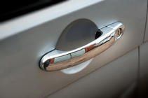 Volkswagen T6 2015-2024 Couvre-poignées de Porte en Acier Inoxydable 4 pièces. OmsaLine - Acier Inoxydable Italien photo 5