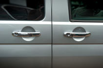 Volkswagen T6 2015-2024 Couvre-poignées de Porte en Acier Inoxydable 4 pièces. OmsaLine - Acier Inoxydable Italien photo 11