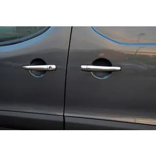 Couvre-poignées de porte en acier inoxydable photo 1