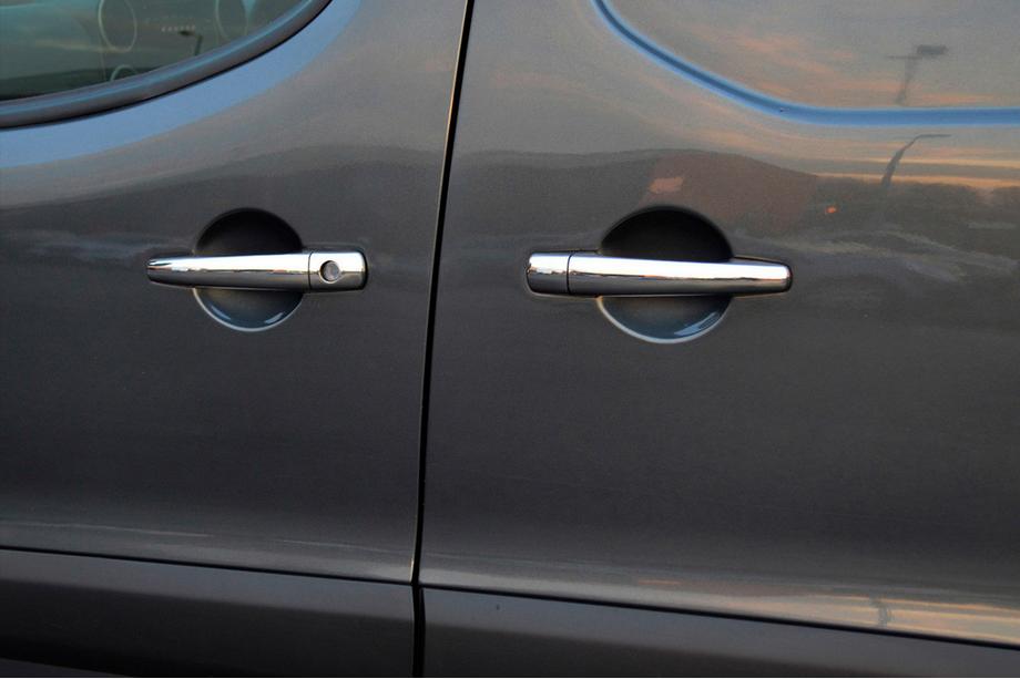 Peugeot Expert 2007-2016 Couvre-poignées de Porte Chromés (4 pcs, Acier Inoxydable) OmsaLine - Inox Italien Image