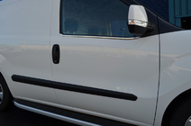 Fiat Doblo II 2010-2022 Encadrement de Vitres Acier Inoxydable photo 3