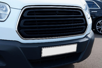 Ford Transit 2014- Entourage de Calandre Chromé (2014-2018, 2 pcs, Inox) Carmos - Acier Inoxydable Turc photo 1