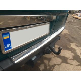 Baguette inox au-dessus de la plaque d'immatriculation Mercedes Sprinter W906 2006–2018 photo 3