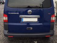 Volkswagen T5 2010-2015 Cache poignée de hayon au-dessus de la plaque d'immatriculation (inox) Multivan, OmsaLine - Inox Italien photo 5