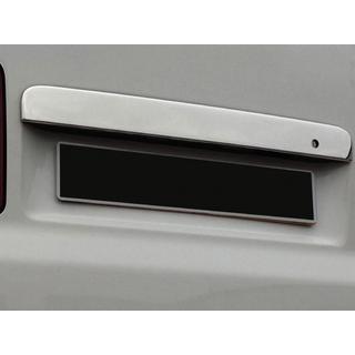 Baguette inox au-dessus de la plaque d'immatriculation pour portes arrière battantes photo 2