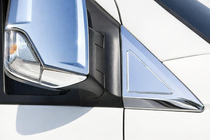 Mercedes Sprinter W906 2006–2018 Couvre-rétroviseurs Acier Inoxydable (2 pcs) OmsaLine - Inox Italien photo 1