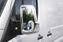 Volkswagen Crafter 2006-2016 Coques de Rétroviseurs Chromées (2 pcs) Carmos, Acier Turc photo 11
